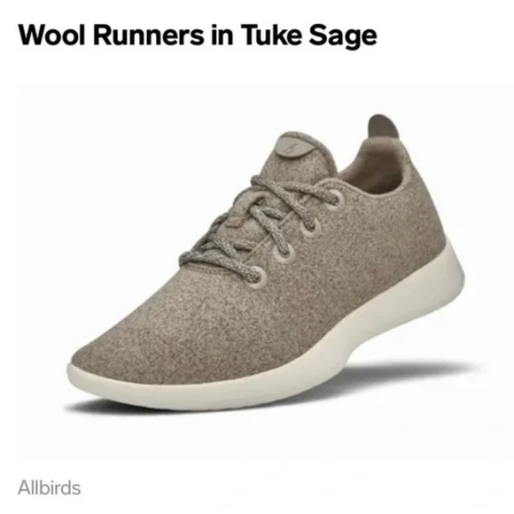 ALLBIRDS Wool‎ Runners Limited Edition Tuke Sage - Picture 1 of 8